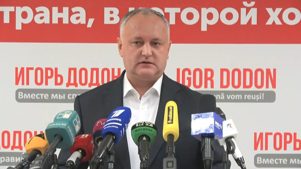 Igor Dodon după închiderea secțiilor de vot: Alegerile au fost libere și corecte. Vă mulțumesc pentru încrederea acordată